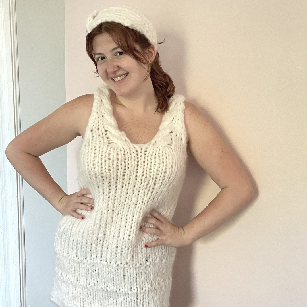 Cashmallow Dress - 100% Cashmere Handknit | One of a Kind