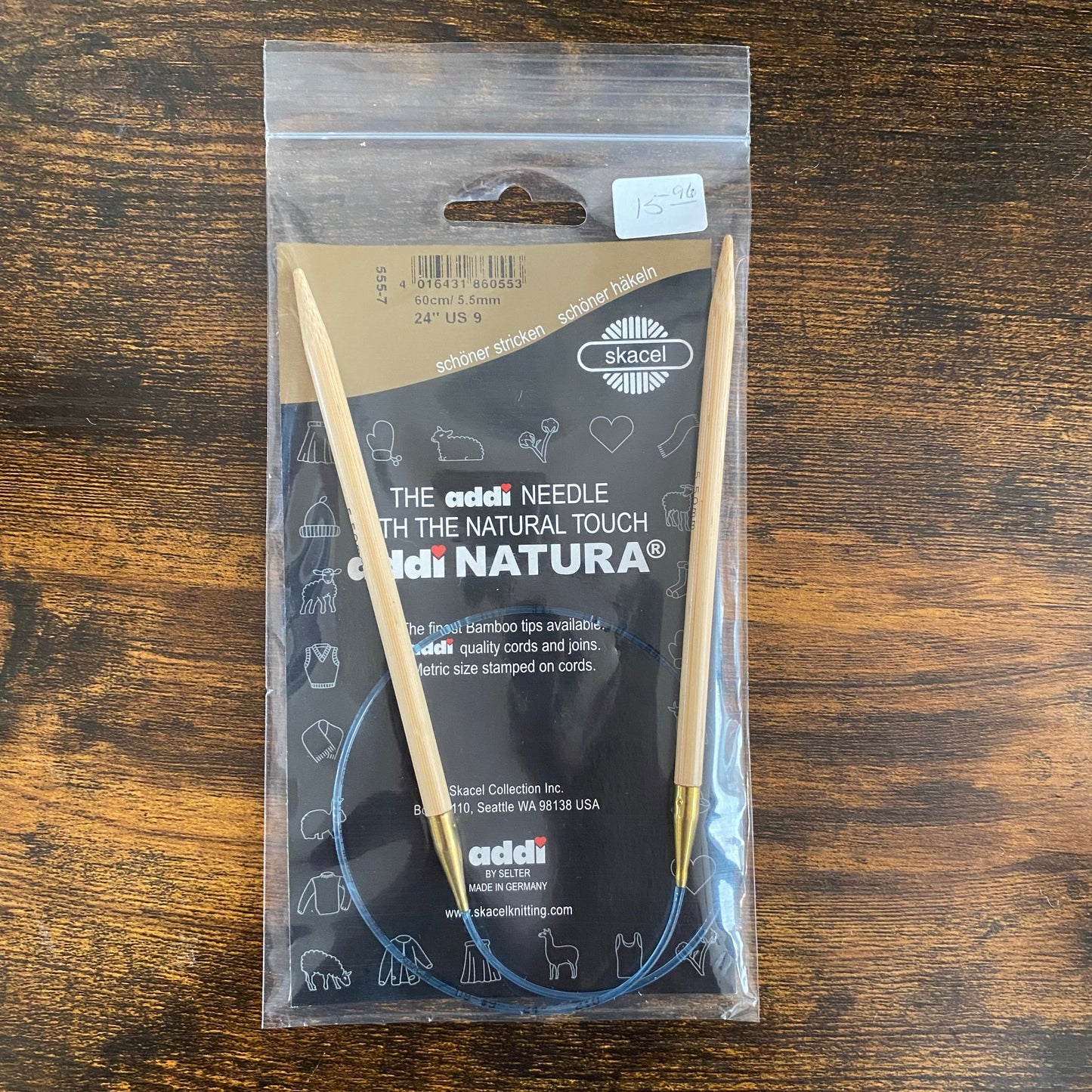 addi Turbo circular needles - bamboo knitting needles - thespinninghand