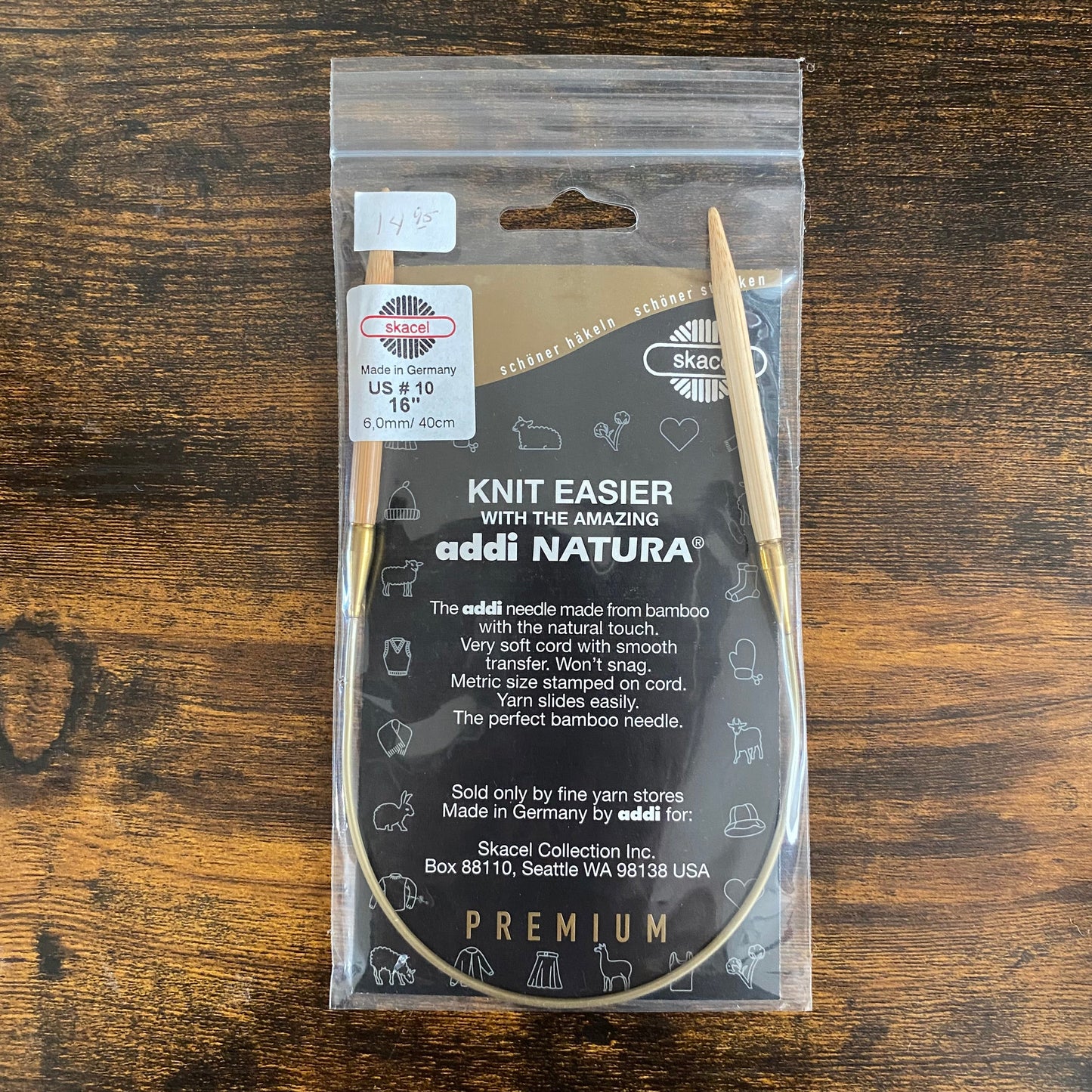 addi Turbo circular needles - bamboo knitting needles - thespinninghand