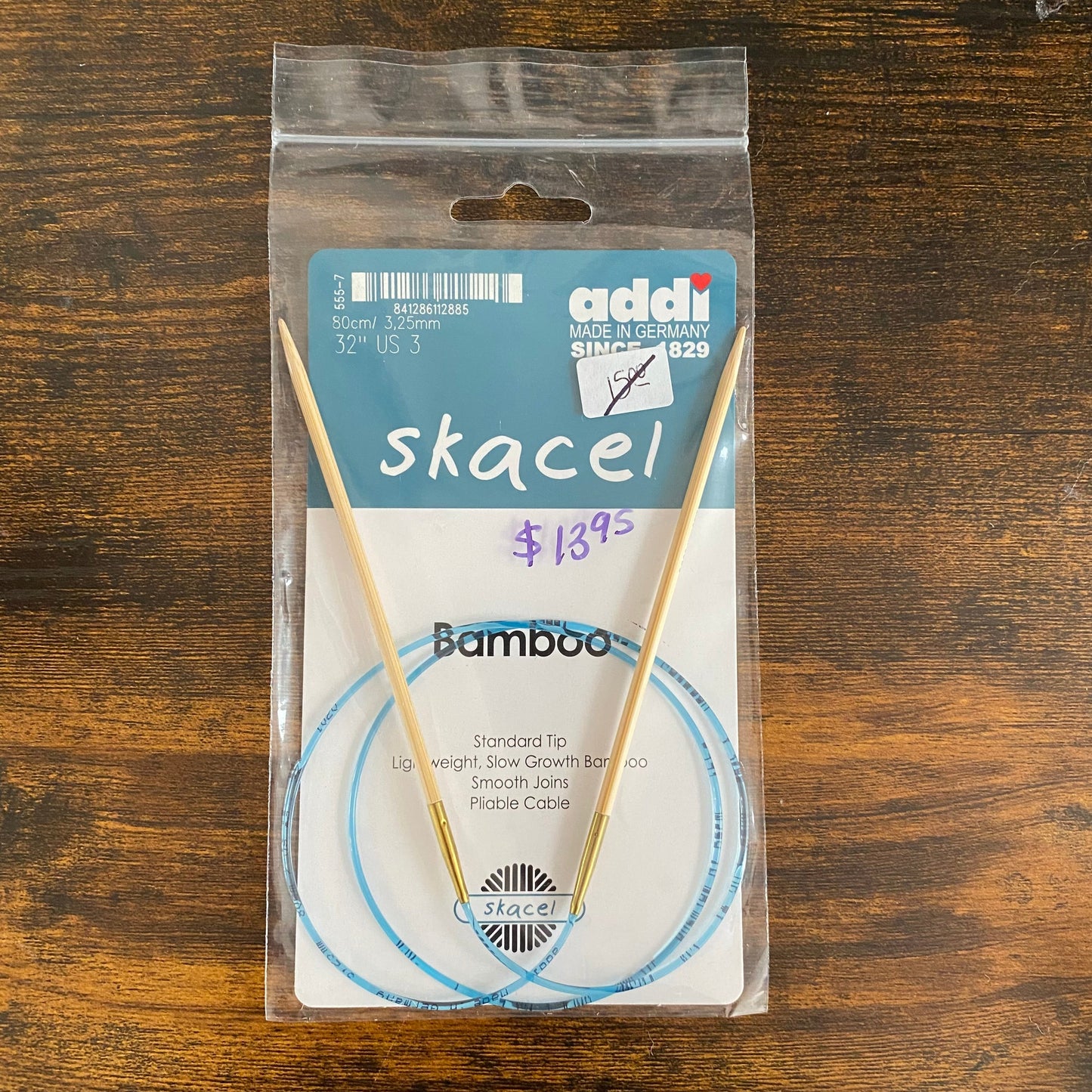addi Turbo circular needles - bamboo knitting needles - thespinninghand