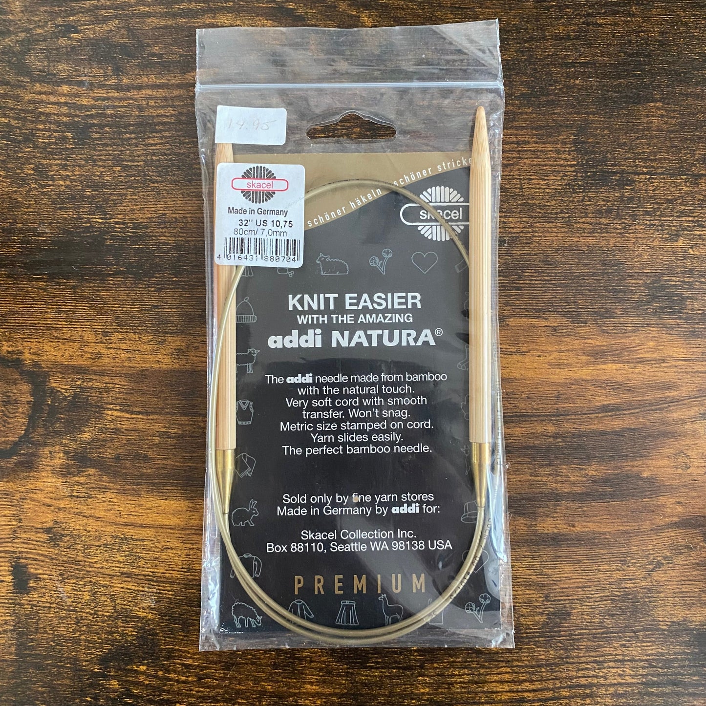 addi Turbo circular needles - bamboo knitting needles - thespinninghand