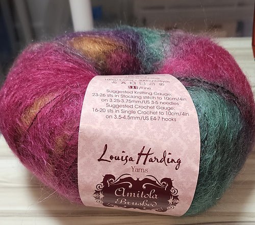 Brushed Mohair Yarn by Louisa Harding - Amitola Brushed - thespinninghand