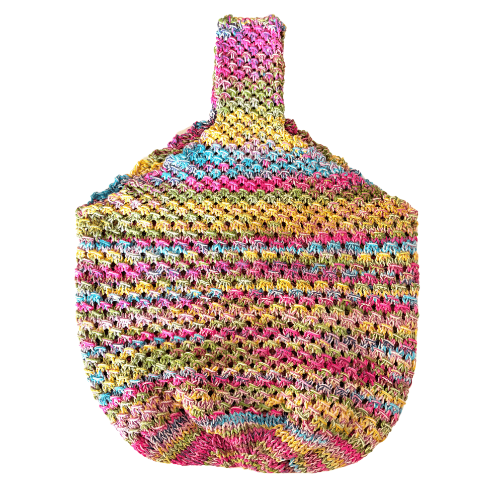 Garden Party Tote - knitting kit includes yarn, pattern, gifts - thespinninghand