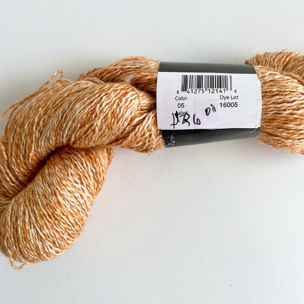 Melon Euro Yarns Bel Viso - cotton linen blend - 394 yards - color 5 Juliet