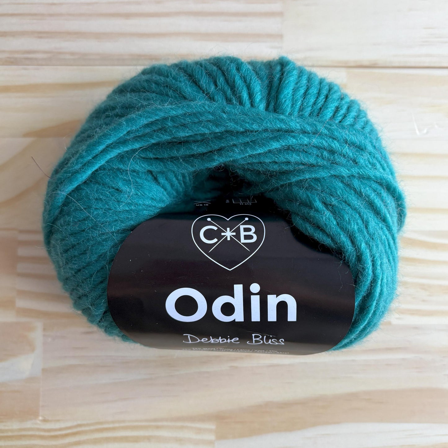 Teal chunky wool - Conway and Bliss Odin - color 12 Jade