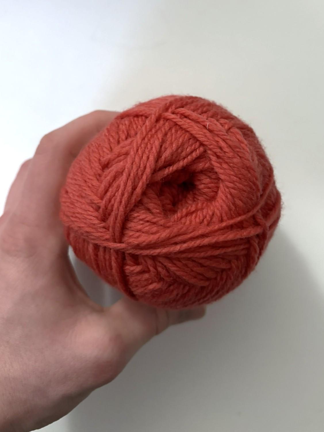 Red-orange pure wool - Brown Sheep Nature Spun - color 145 Salmon
