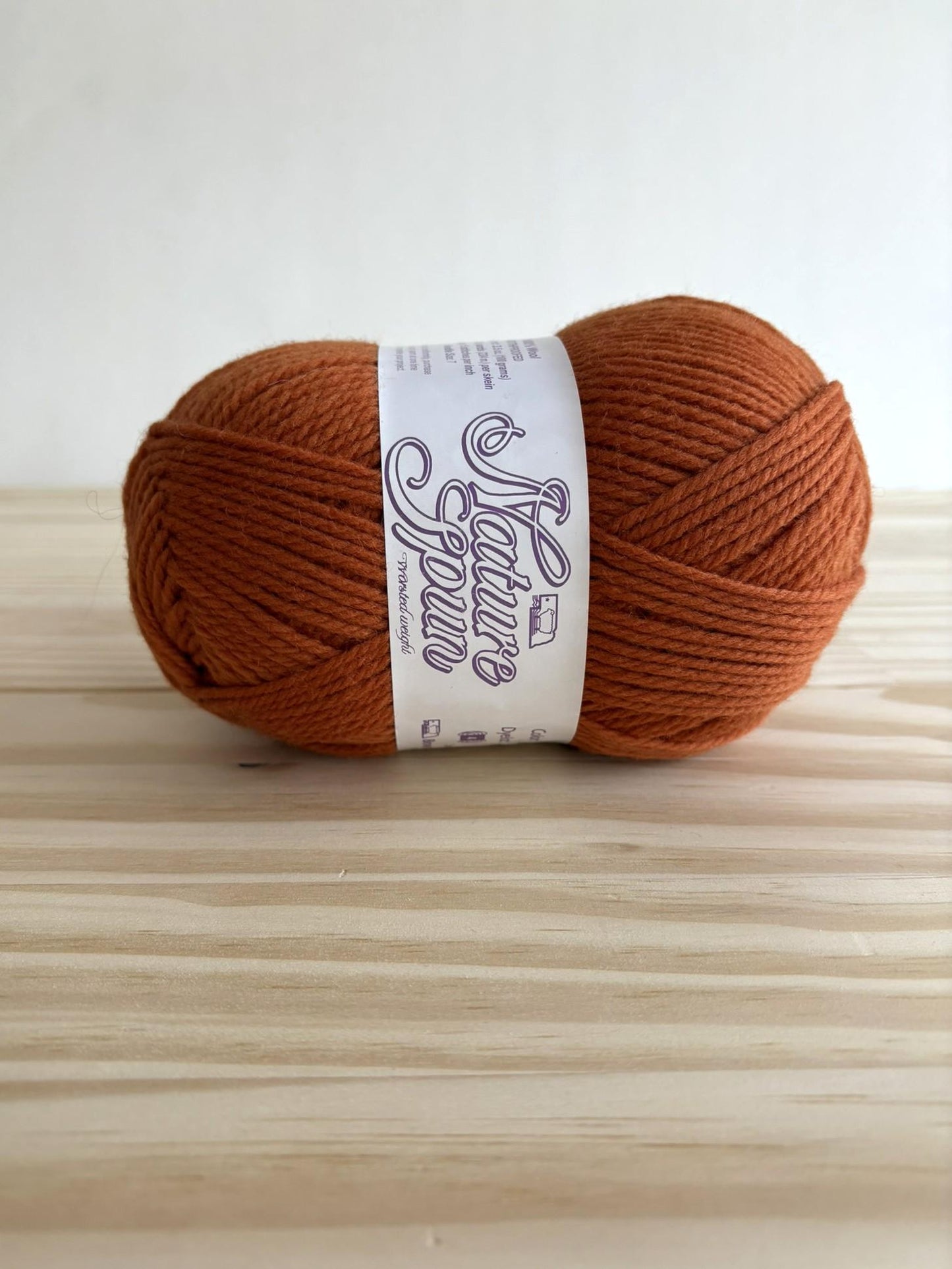 Pumpkin orange wool yarn - Brown Sheep Nature Spun - 17 French Clay
