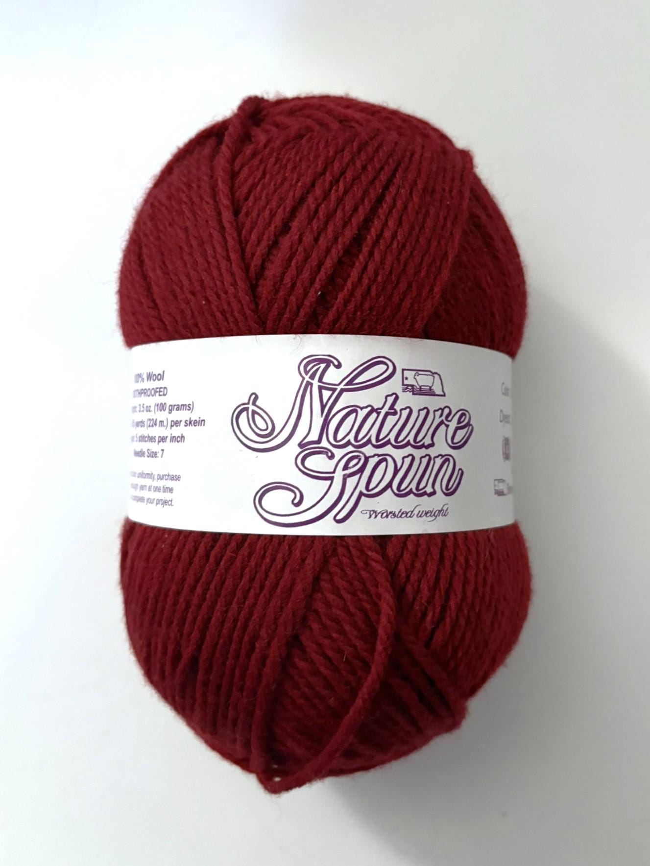 Red wine Brown Sheep Nature Spun worsted weight wool - 200 Bordeaux