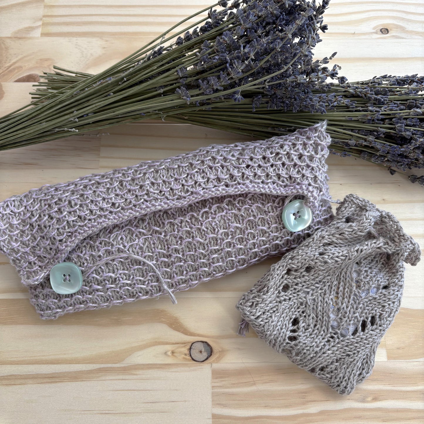 June Knitting Kit of the Month: Linen Set - thespinninghand
