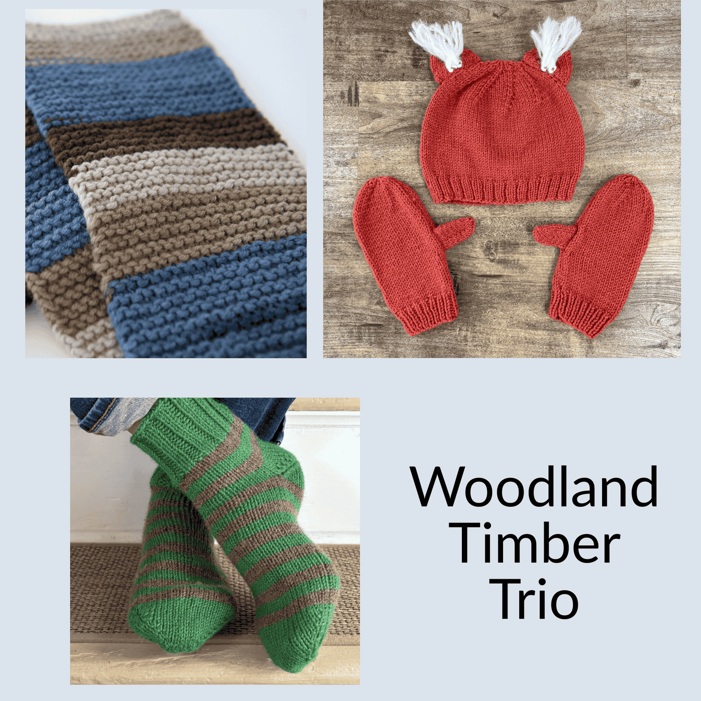 Learn to Knit Levels 1 - 2 - 3: Three All - Inclusive Knitting Kits, Fabulous Gift - thespinninghand