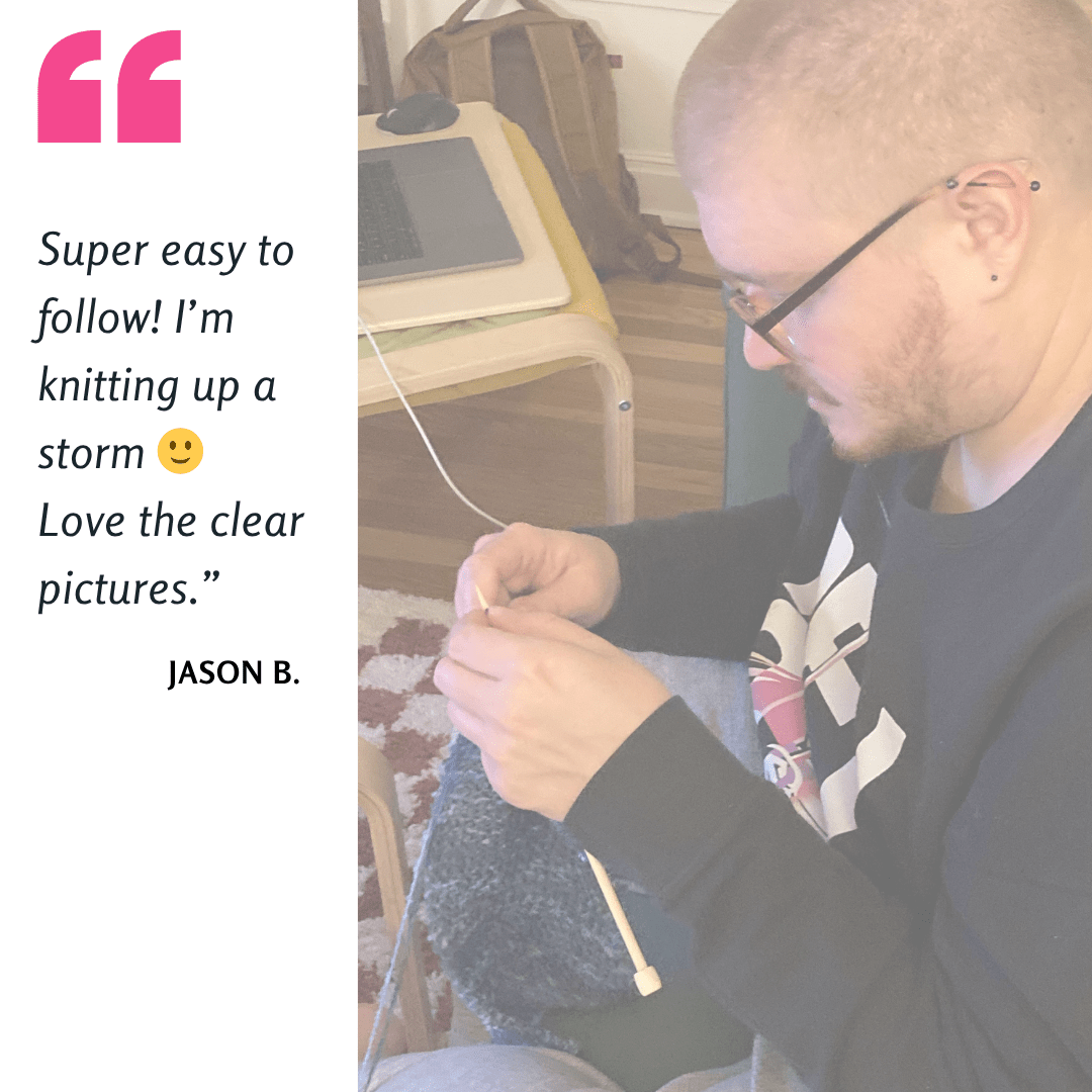 Learn to Knit Scarf Kit for Beginners | Dragonfruit - thespinninghand