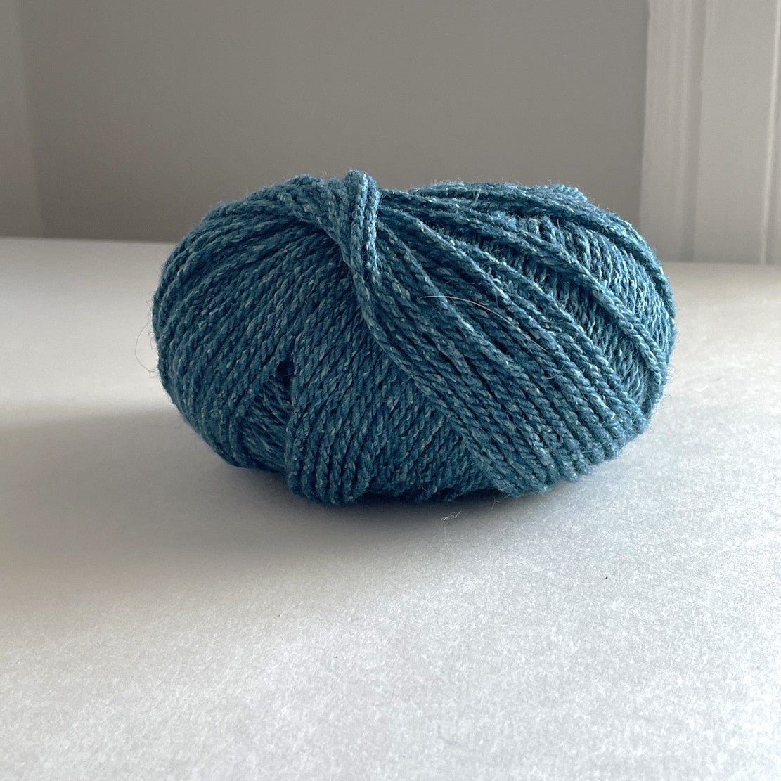 Silky Wool Aran yarn by Elsebeth Lavold - color 1033 Capri - thespinninghand
