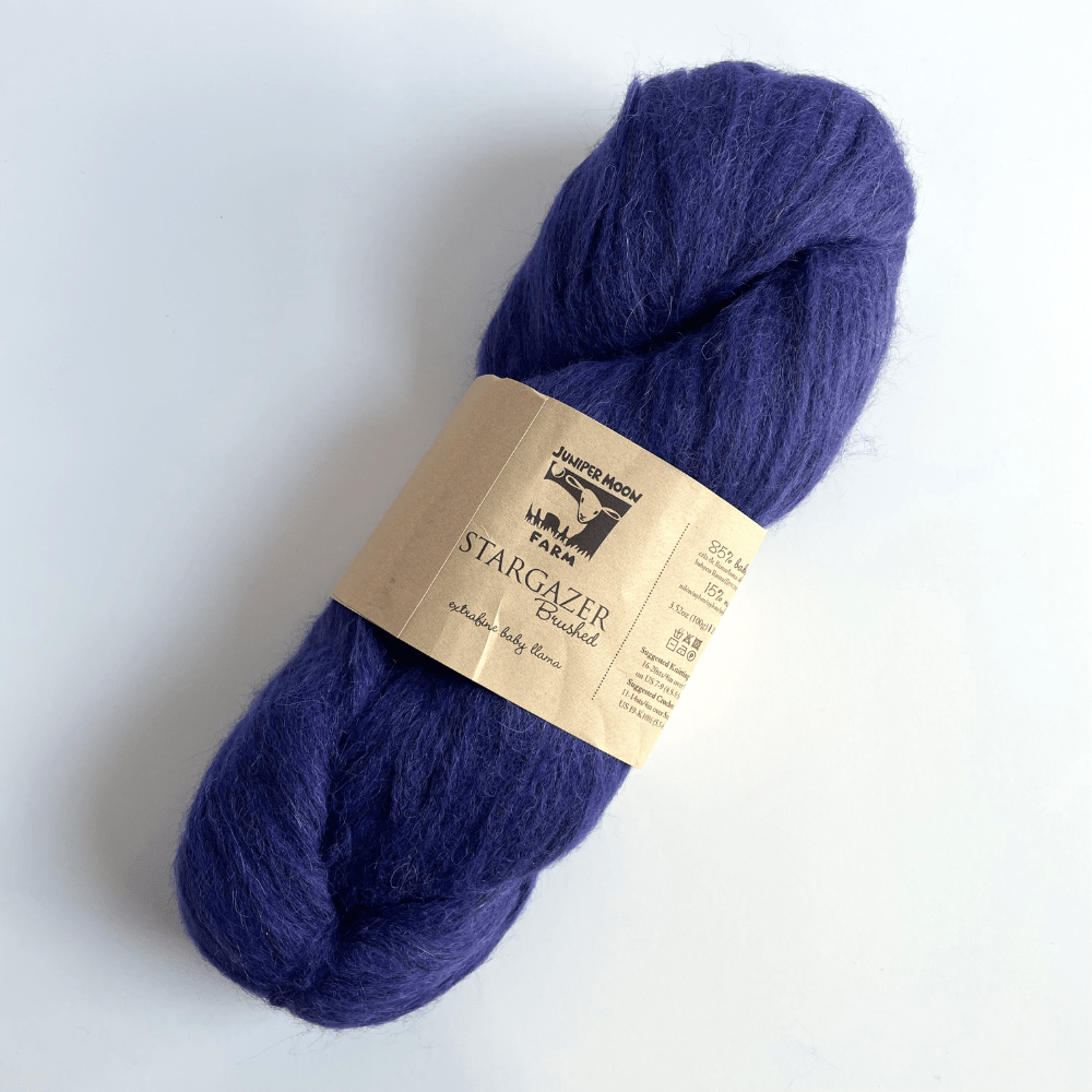 Stargazer Brushed Extrafine Baby Llama | Juniper Moon Farm Yarn - thespinninghand