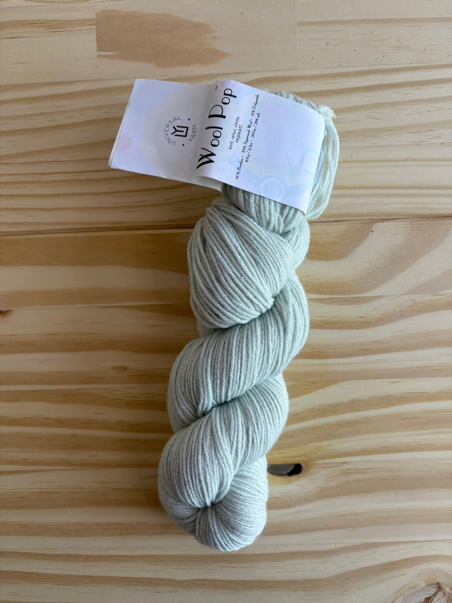 Wool Pop yarn - bamboo wool blend DK weight - thespinninghand