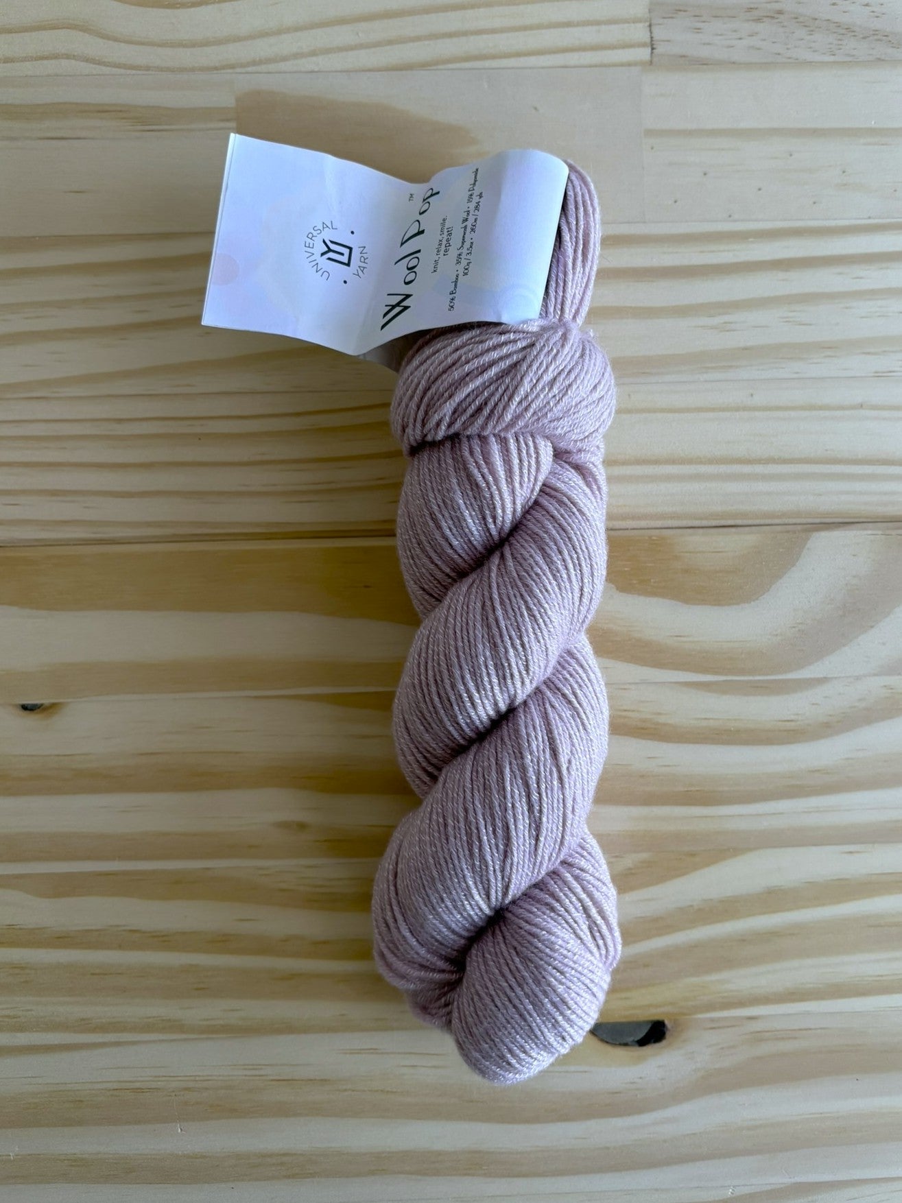 Wool Pop yarn - bamboo wool blend DK weight - thespinninghand