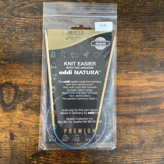 addi Turbo circular needles - bamboo knitting needles - thespinninghand
