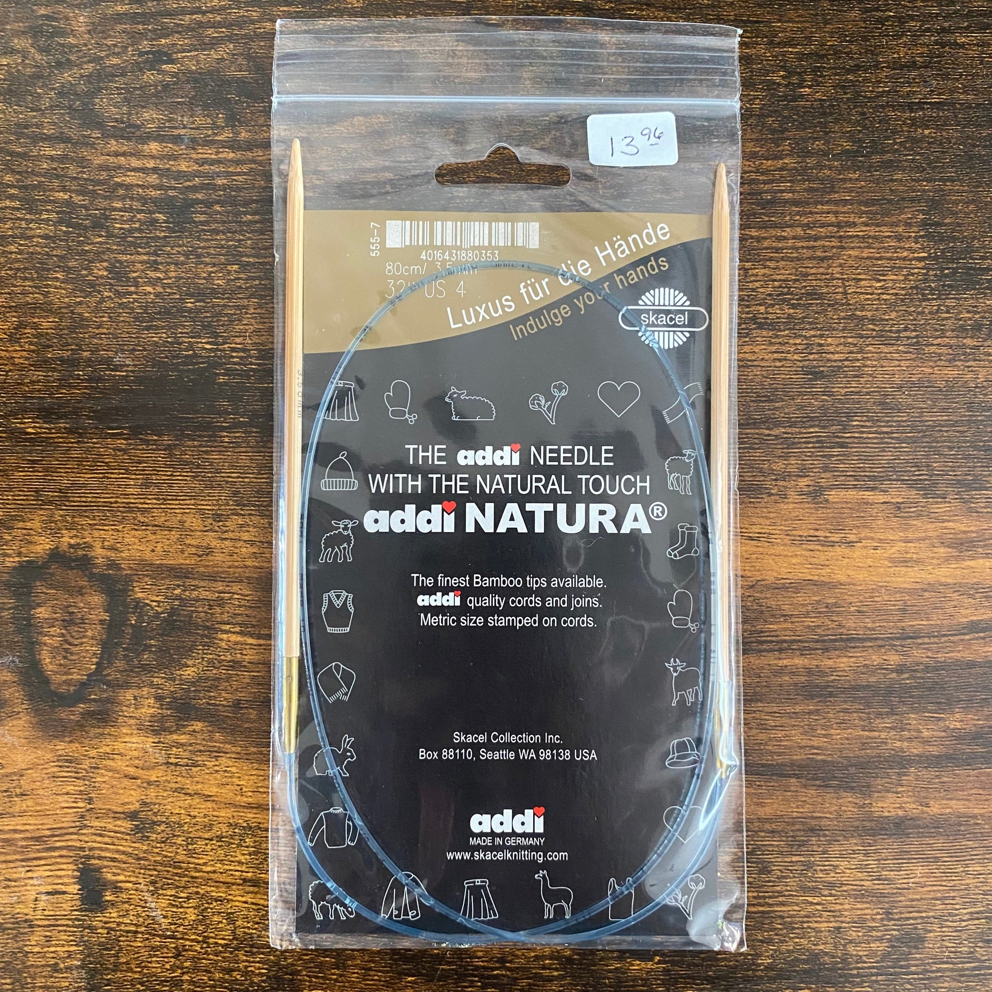 addi Turbo circular needles - bamboo knitting needles - thespinninghand