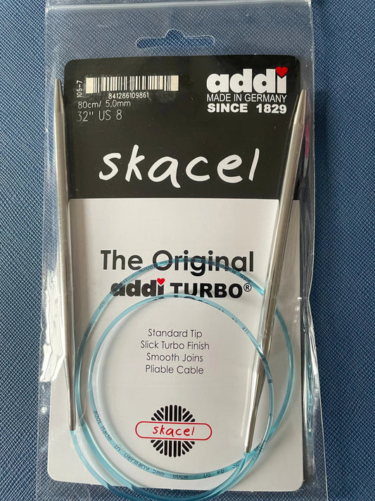 addi Turbo circular needles - US size 8 - thespinninghand