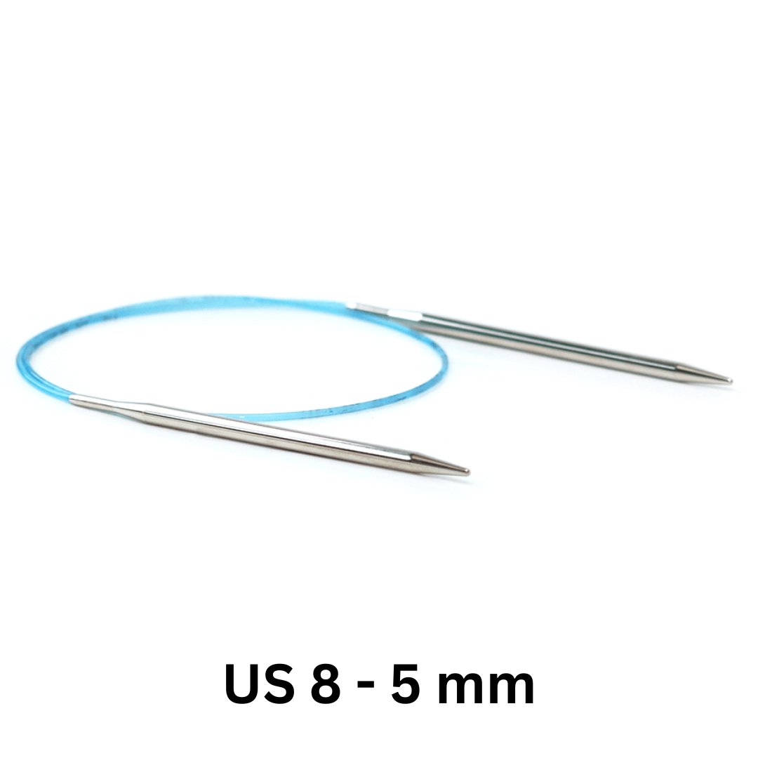 addi Turbo circular needles - US size 8 - thespinninghand