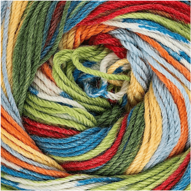 Adriafil Knitcol - Self striping yarn, makes Fair Isle patterns as you knit! - thespinninghand