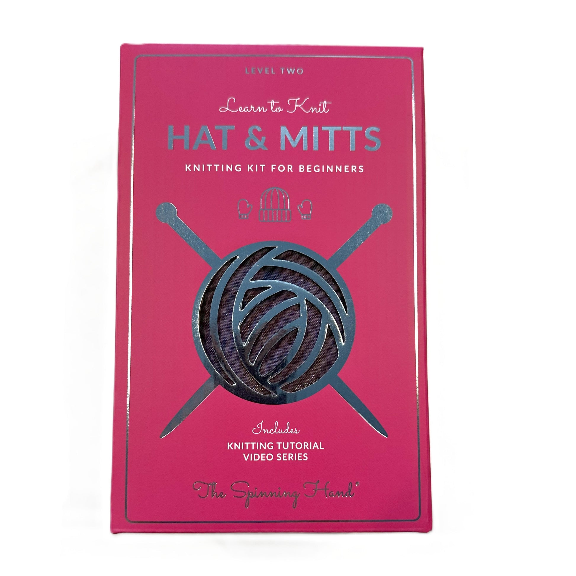 Animal Ears Hat & Mitts Knitting Kit: Bear, Bunny, Witchy Cat, Foxy - thespinninghand