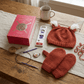 Animal Hat & Mitts Knitting Kit: Advanced Beginner Level - thespinninghand