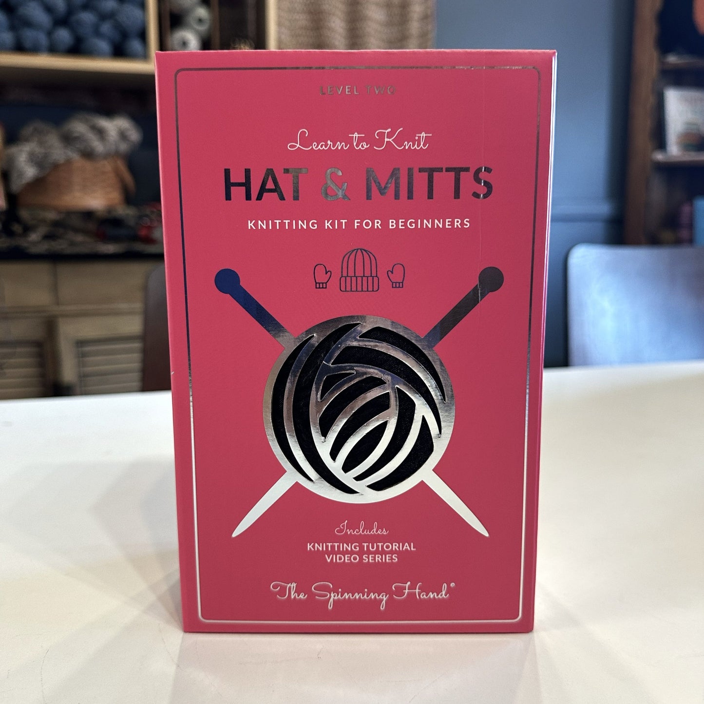 Animal Hat & Mitts Knitting Kit: Advanced Beginner Level - thespinninghand