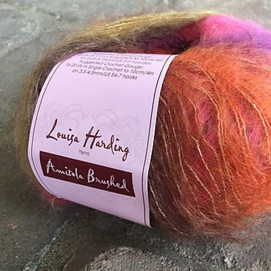 Brushed Mohair Yarn by Louisa Harding - Amitola Brushed - thespinninghand