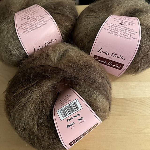 Brushed Mohair Yarn by Louisa Harding - Amitola Brushed - thespinninghand