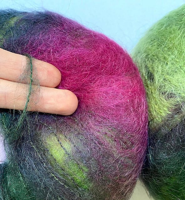 Brushed Mohair Yarn by Louisa Harding - Amitola Brushed - thespinninghand