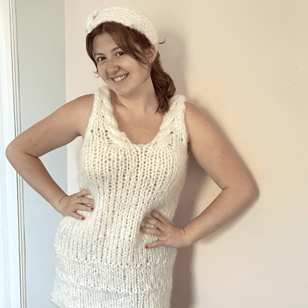 Cashmallow Dress - 100% Cashmere Handknit | One of a Kind - thespinninghand