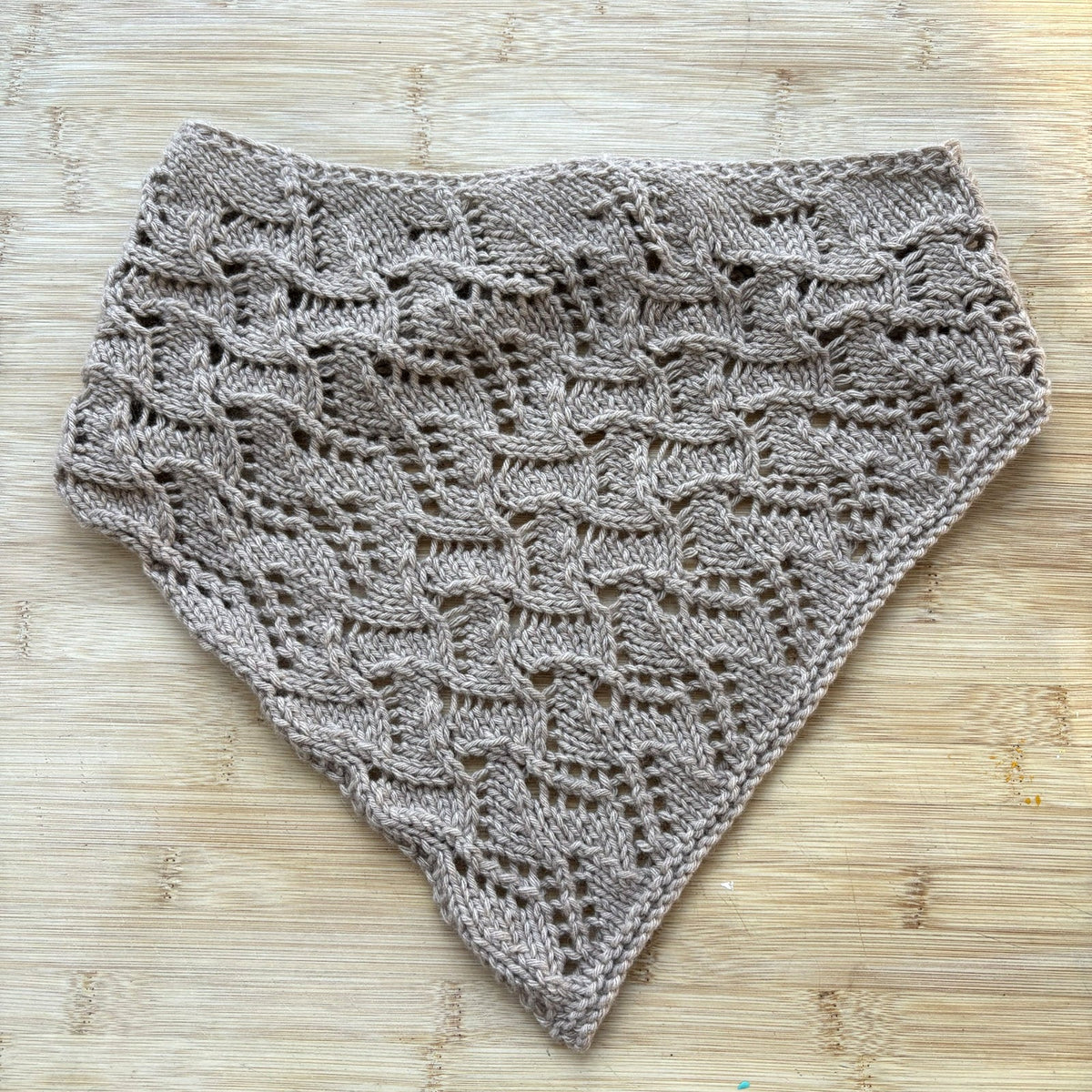 Cashmere lace bandana - adult size neck scarf - thespinninghand