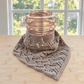 Cashmere lace bandana - adult size neck scarf - thespinninghand