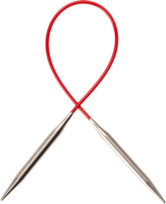 ChiaoGoo Red Lace Stainless Steel Circular Knitting Needles - thespinninghand