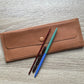 Crochet hook storage, knitting tool storage - Hattie leather case from MUUD - thespinninghand