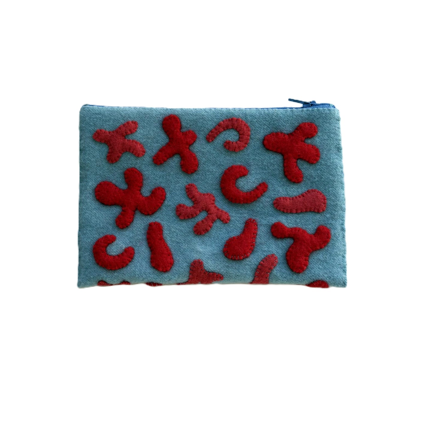 Felted zip pouches by Nancy Jackson - thespinninghand