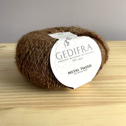 Gedifra Metal Tweed yarn - thespinninghand