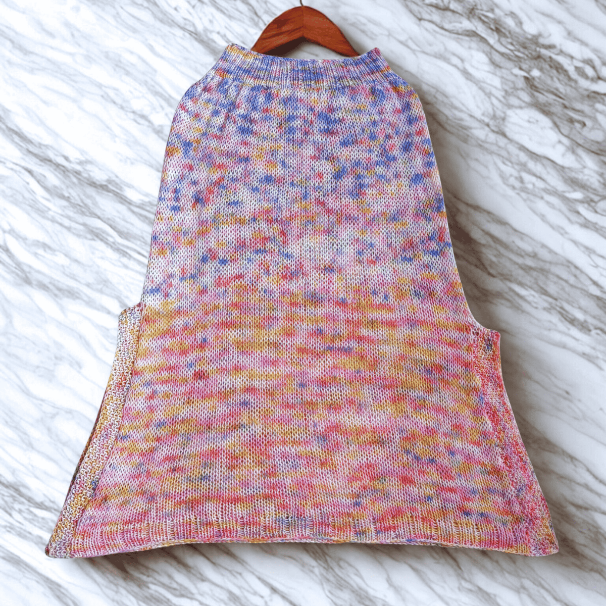 Hand Dyed Yarn Knitting Kit - Candy Cape - Advanced Beginner - thespinninghand