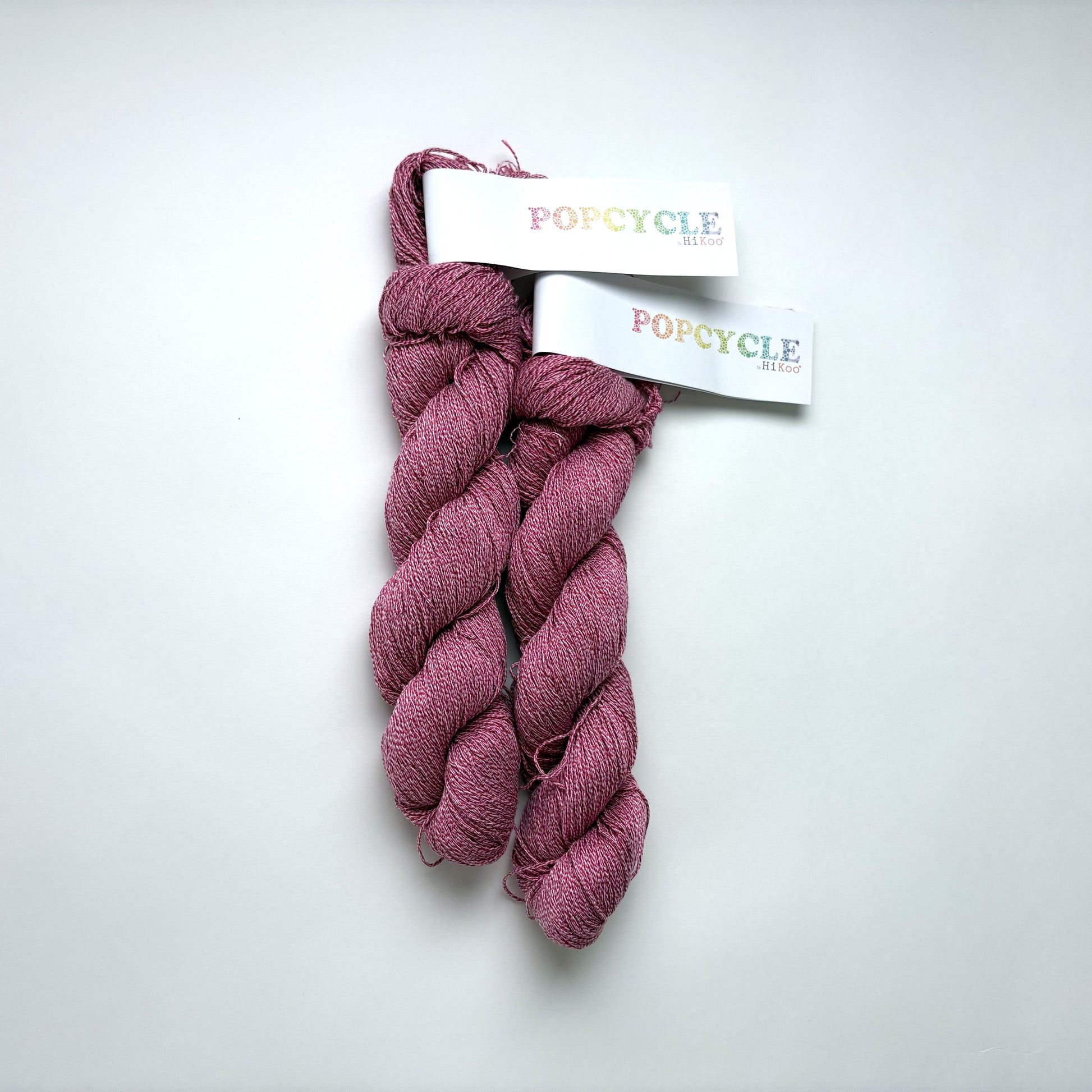 HiKoo Popcycle - wool free bamboo recycled plastic blend yarn - thespinninghand