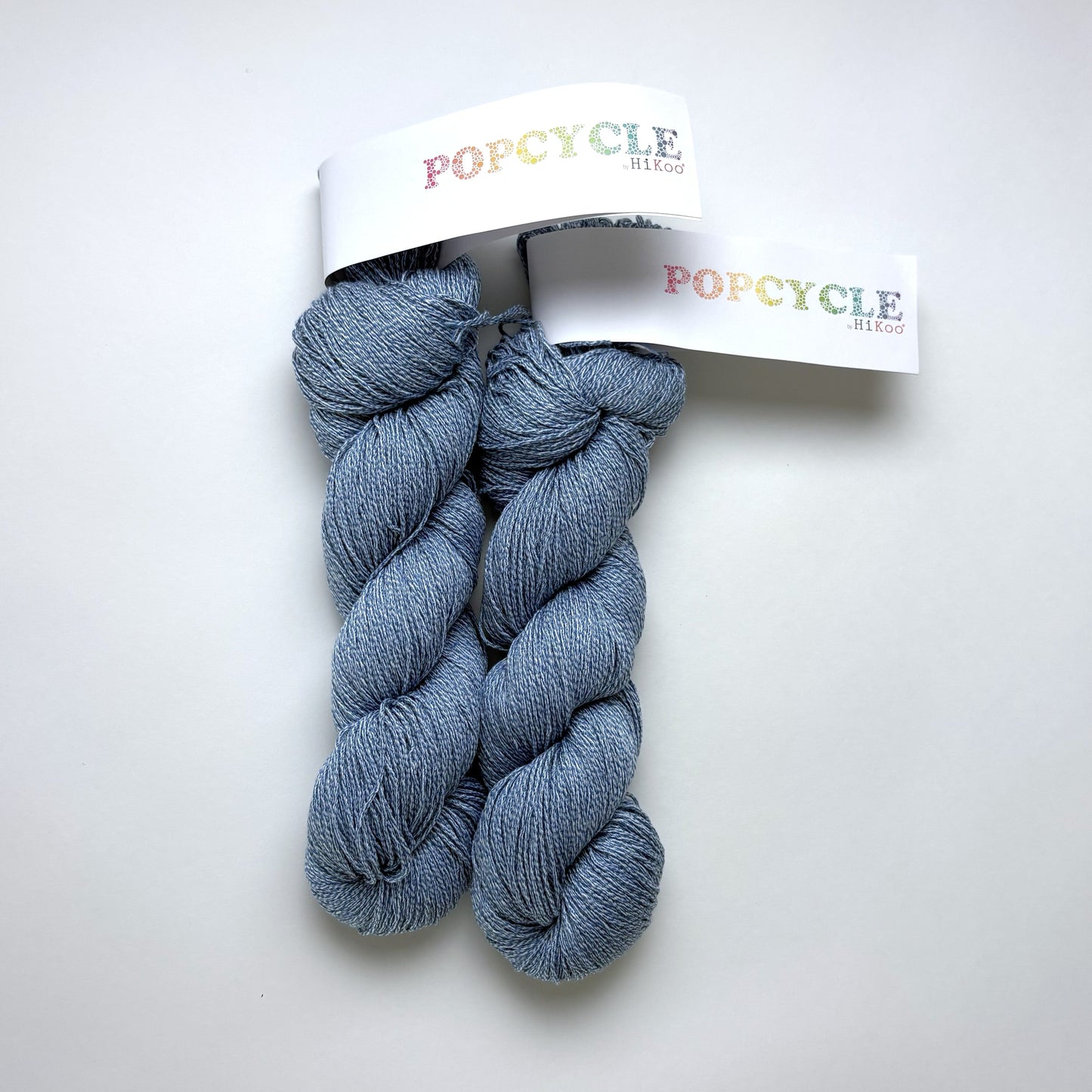 HiKoo Popcycle - wool free bamboo recycled plastic blend yarn - thespinninghand