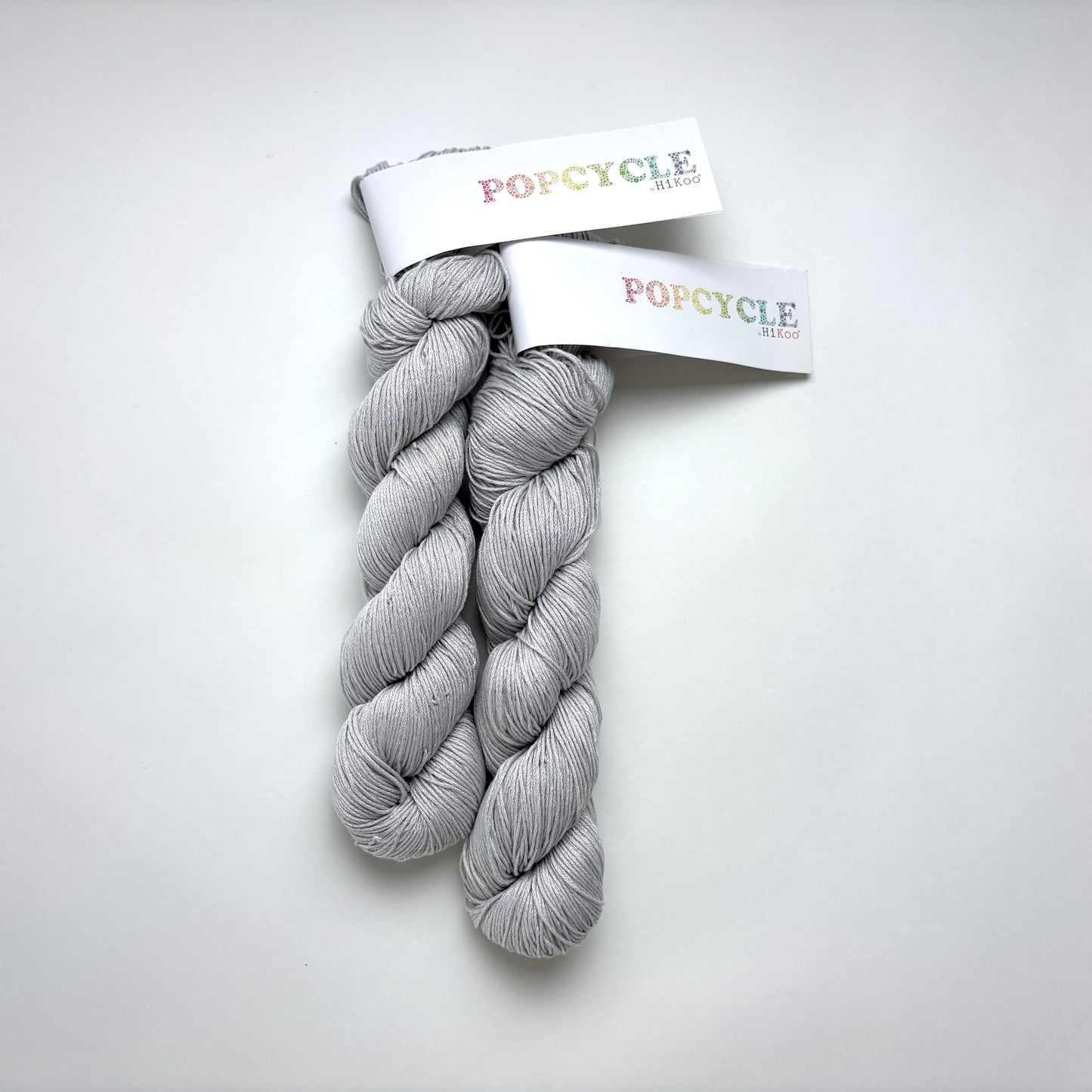 HiKoo Popcycle - wool free bamboo recycled plastic blend yarn - thespinninghand