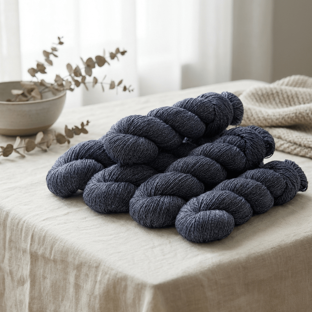 HiKoo Popcycle - wool free bamboo recycled plastic blend yarn - thespinninghand