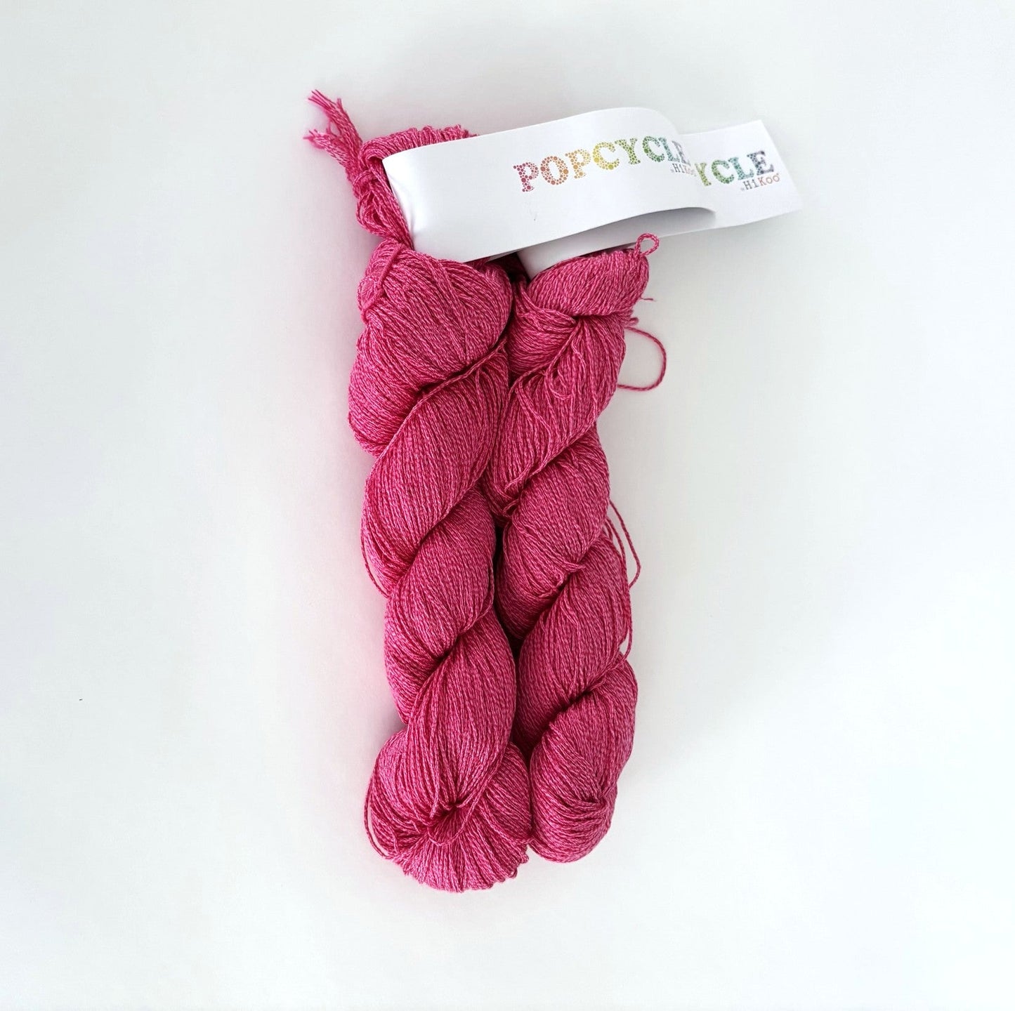 HiKoo Popcycle - wool free bamboo recycled plastic blend yarn - thespinninghand