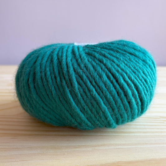 Teal chunky wool - Conway and Bliss Odin - color 12 Jade