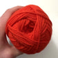 Orange pure wool - Brown Sheep Nature Spun - color 201 Flaming Orange