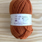 Pumpkin orange wool yarn - Brown Sheep Nature Spun - 17 French Clay