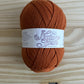 Pumpkin orange wool yarn - Brown Sheep Nature Spun - 17 French Clay
