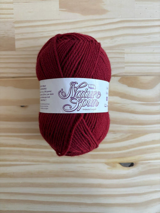 Red wine Brown Sheep Nature Spun worsted weight wool - 200 Bordeaux