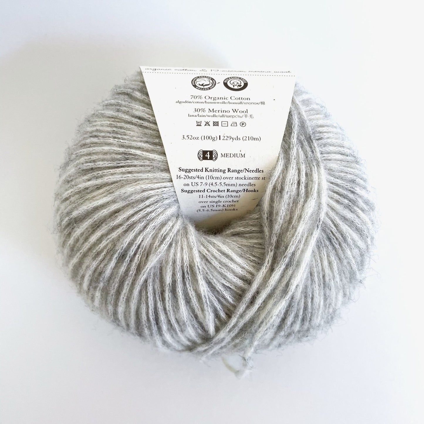 Juniper Moon Farm Cotton Merino Worsted Weight Yarn - thespinninghand