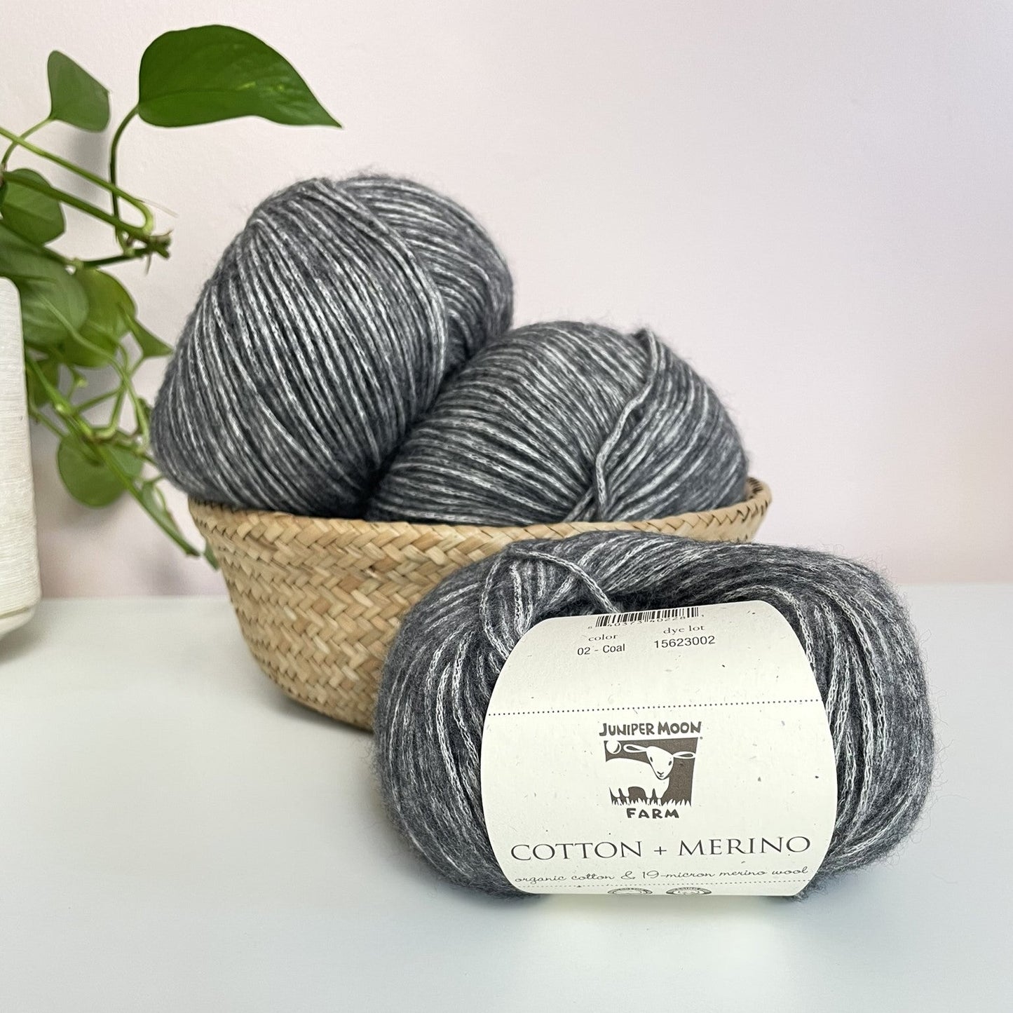 Juniper Moon Farm Cotton Merino Worsted Weight Yarn - thespinninghand